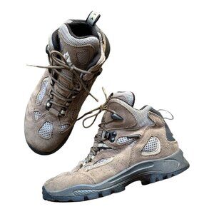 VASQUE 7201 Boots Youth Size 2 M Brown Suede Leather Waterproof Hiking Breeze